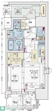 エステムコート名古屋新栄IIアリーナの物件間取画像